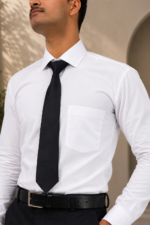 White Formal Shirt 100% Cotton - Image 3