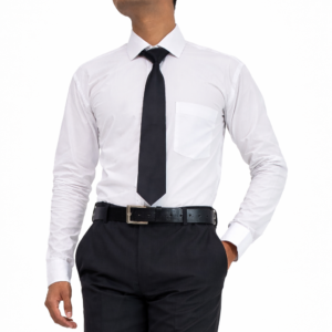 Men 100% Cotton Premium Classic White Formal Shirt