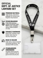Dept. Of Justice Premium Lanyard Set ID CARD - Image 2