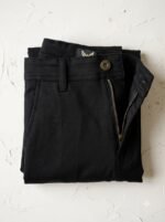Women Black Formal Pant (Imported Denim Fabric) - Image 2