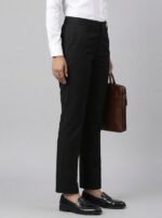 Women Black Formal Pant (Imported Denim Fabric) - Image 6